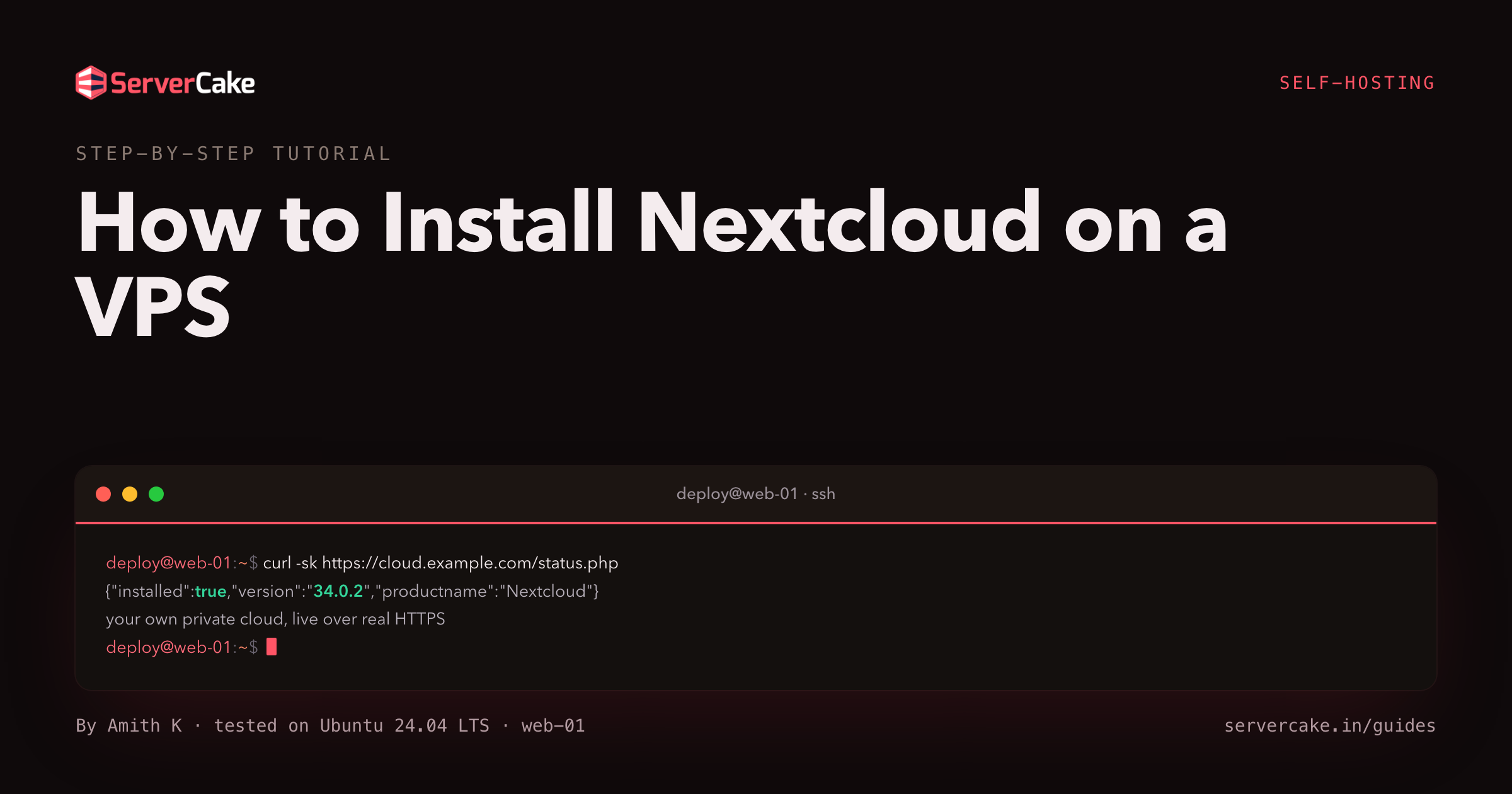 How to Install Nextcloud on a VPS